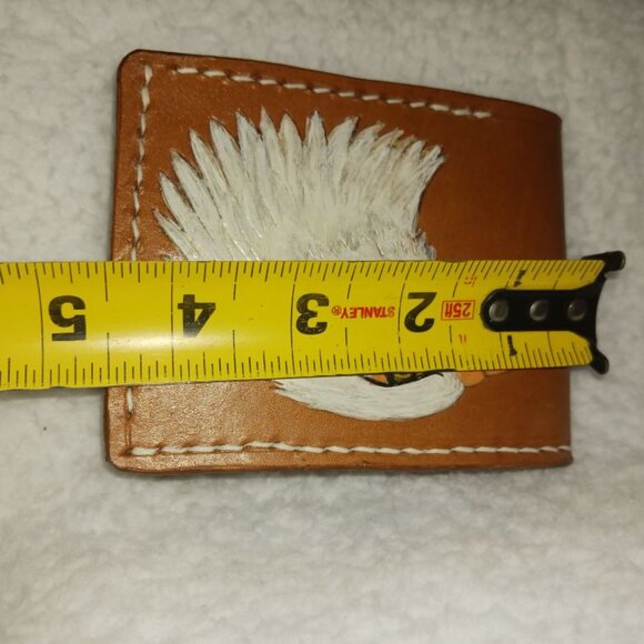 Carved Eagle Wallet - Hand Crafted - Picture 6 of 8